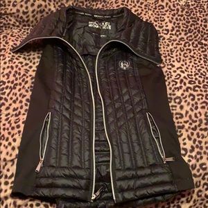 Black Michael Kors vest with MK logo